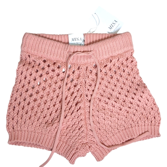Misa Los Angeles Los Angeles NWT Crochet Daisy Shorts Women's Size XS - Picture 6 of 9